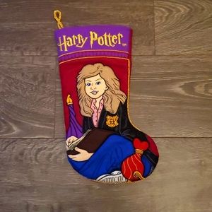 15" Quilted Vintage Harry Potter Enesco Christmas Stocking Hermione Granger 2001